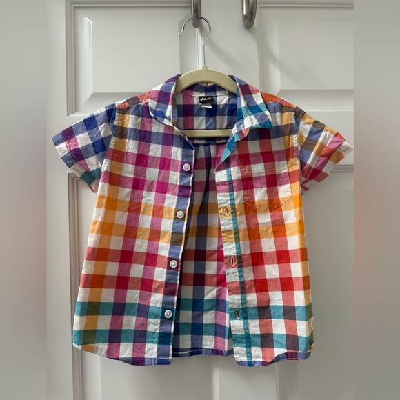 Tea Collection Button down Shirt 4T - Picture 1 of 4